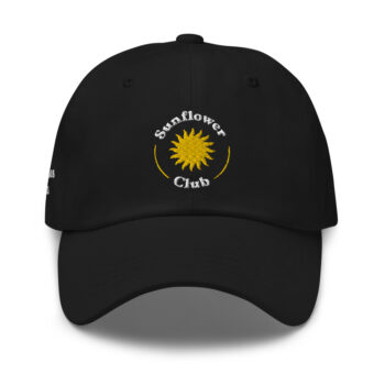 Words Are Vibrations Sunflower Club Hat