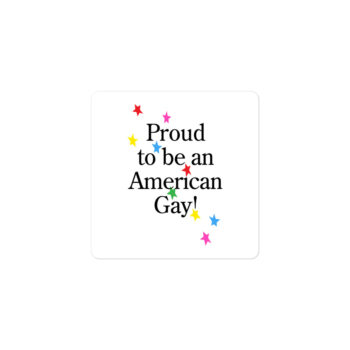 Harry Hill American Gay Sticker